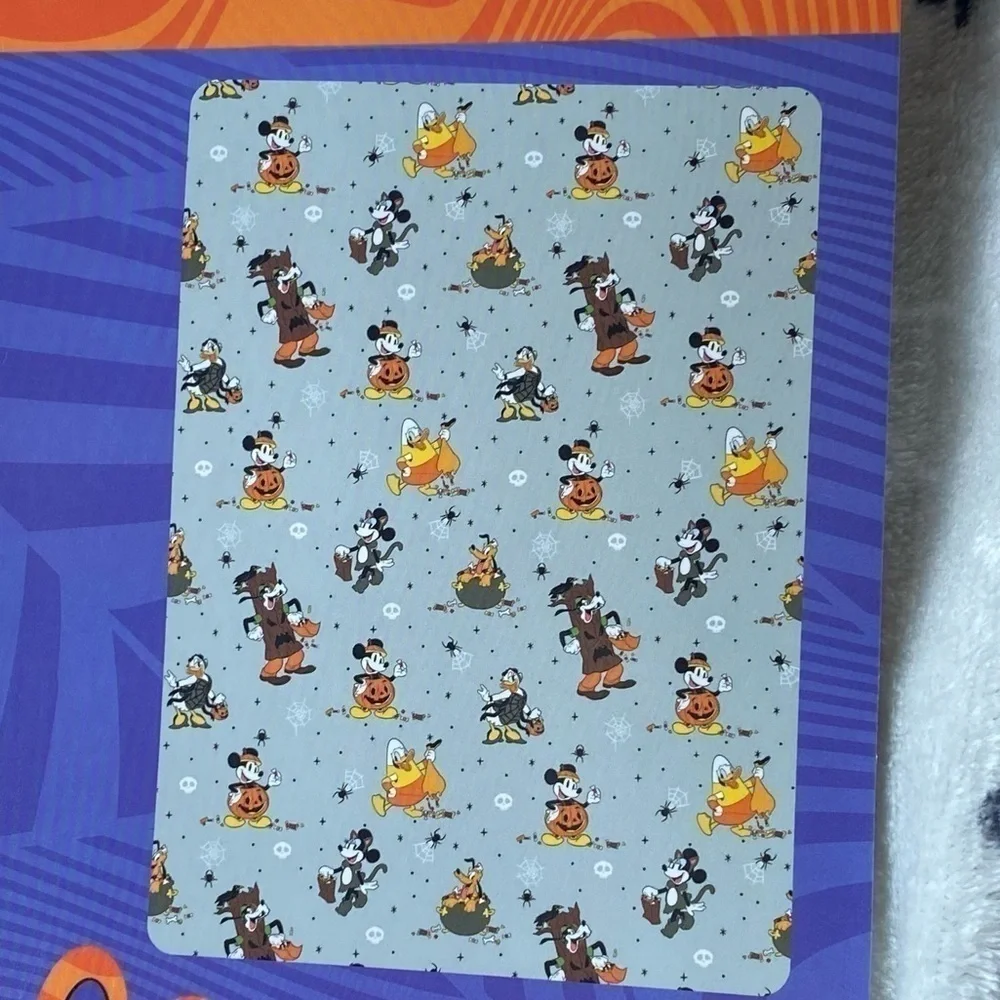 Disney Donald Duck Candy Corn Mickey Mouse Goofy Halloween Fall Blanket NEW